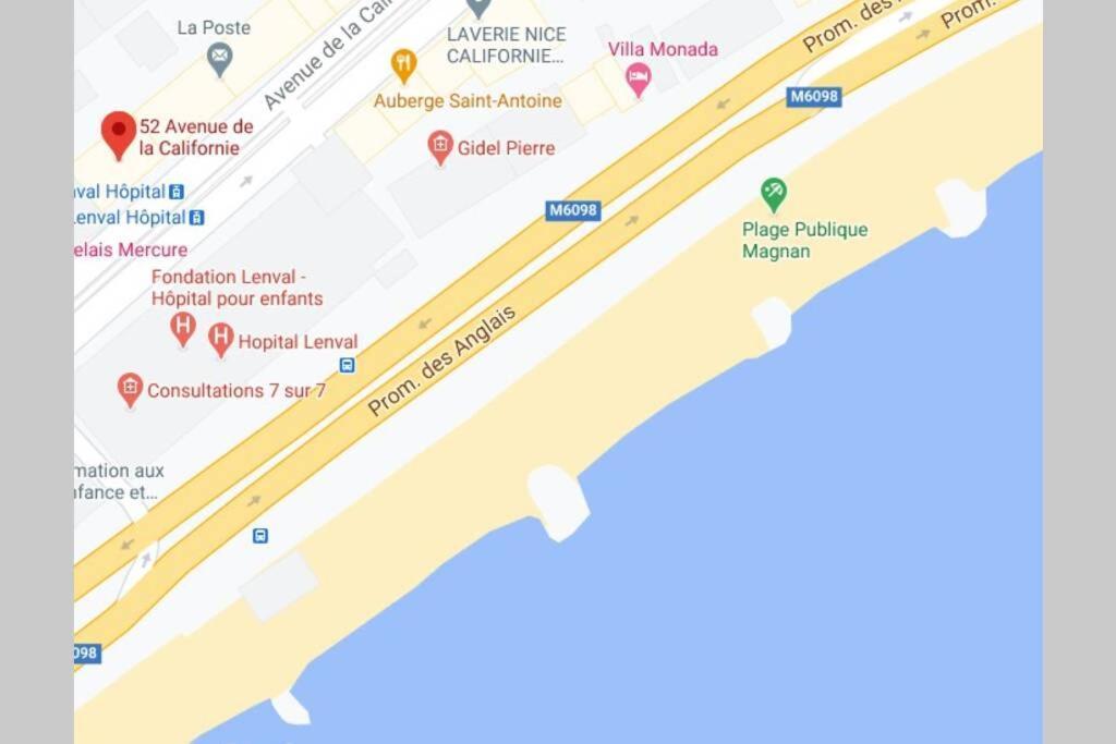Studio Climatise, 50 M De La Prom, Wifi نيس المظهر الخارجي الصورة